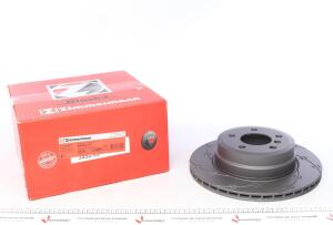 Диск гальмівний (задній) BMW X5 (E70/F15) 07-/X6 (F16) 09- (320x20) (з покриттям) (з прорезом) (вент)
