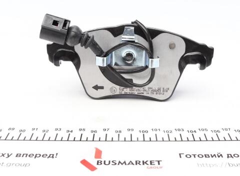 Колодки гальмівні (передні) VW Touareg 2.5TDI 03-10 (Teves) (з датчиком) (з низьким продукуванням пилу) Колодки гальмівні (передні) VW Touareg 2.5TDI 03-10 (Teves) (з датчиком) (з низьким продукуванням пилу)