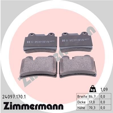 Колодки тормозные (задние) VW Touareg 02-10 (Brembo)