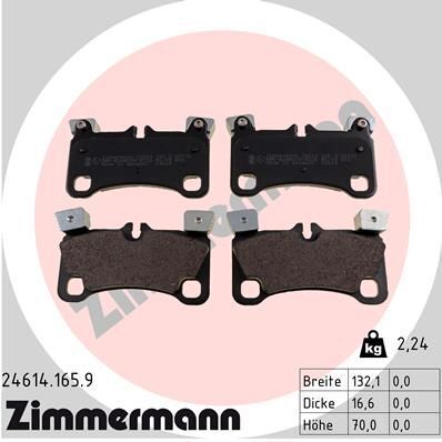 Колодки тормозные (задние) Audi Q7/Porsche Cayenne/VW Touareg 04-10 (Brembo)