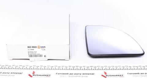 Стекло зеркала Citroen Jumper/ Fiat Ducato/ Peugeot Boxer 02-06 (R)