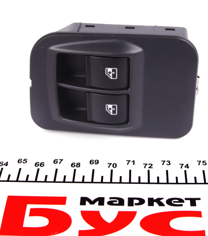 Кнопка склопідіймача подвійна Peugeot Bipper/Citroen Nemo/Fiat Fiorino 08- Кнопка склопідіймача подвійна Peugeot Bipper/Citroen Nemo/Fiat Fiorino 08-
