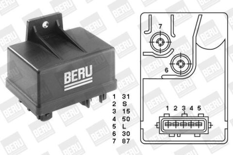 Реле свічок розжарювання Citroen Jumper/Fiat Ducato/Iveco Daily 1.9TD-2.5D 78-06 (12V)