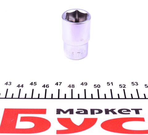 Головка 6-гранная (HEX 1/2&quot; Short Socket 17mm)