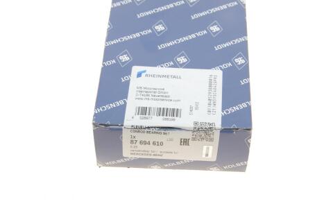 Вкладиші шатунні MB 209-409 3.0D (OM617) 82-90 (+0.25) Вкладиші шатунні MB 209-409 3.0D (OM617) 82-90 (+0.25)