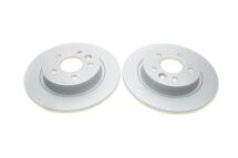 Диск гальмівний (задній) (к-кт 2 шт) Ford C-Max 07-10/Focus 04- 04-19 (280x11) (з покриттям) (повний)