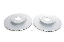 Диск гальмівний (передній) (к-кт 2шт) VW Caddy III 04- (312x25) (з покриттям) (вент.)