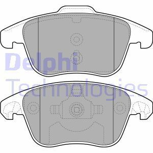 Колодки гальмівні (передні) Citroen C4 09-/C4 Grand Picasso 06-13/Peugeot 3008 11-16/5008 09-17