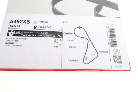 Ремінь ГРМ Audi A4/A6 94-05/VW Passat 1.8/1.8T 97-00 (153x25)