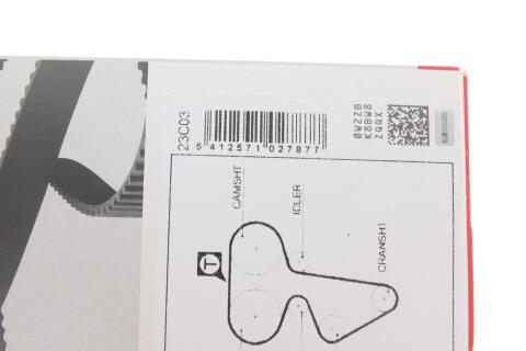 Ремінь ГРМ Lada 110/111/112/Kalina 1.5 95-11 (25.4x136z)