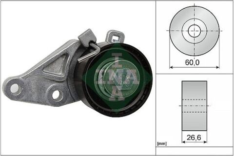 Натяжник ременя ГРМ Mazda II/Ford Fiesta 1.25i/1.6 16V 95-, окреме постачання неможливе Натяжник ременя ГРМ Mazda II/Ford Fiesta 1.25i/1.6 16V 95-, окреме постачання неможливе
