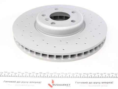 Диск гальмівний (передній) BMW 5 (F10)/ 7 (F01/F0/F03/F04) 09- (348x36) (R) (з отворами) (вент.)