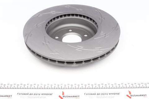 Диск тормозной (передний) BMW 5 (F10/F11)/6 (F06/F13) 09- (L) (348x30) (с покр.) (с прорезью) (вент)