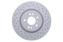 Диск тормозной (передний) MB M-class (W166) 11-15/GLE (W166) 15-19 (330x32) (с покр)(с отверстиями)(вент)