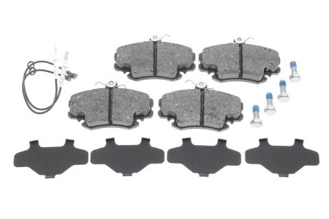 Колодки тормозные (передние) Renault Megane I 96-03 (с датчиками) (TRW)
