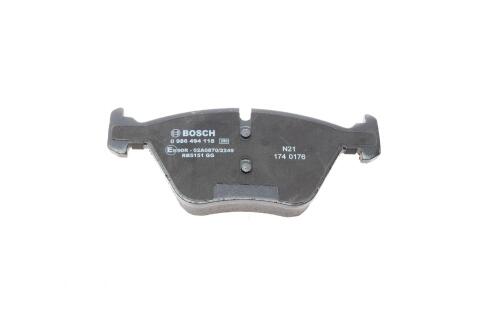 Колодки тормозные (передние) BMW 3 (E90/E91/E92) 07-13/5 (E60/E61) 03-10/X1 (E84) 09-15