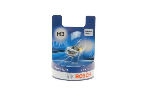 Автолампа H3 12V 55W PK22s Pure Light (BL)