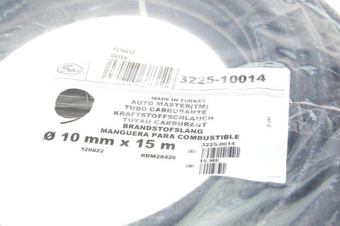 Шланг топливный (d=10.0mm) бухта 15м (3225-10014)