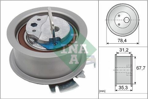 Ролик ГРМ VW T5 1.9TDI/Caddy III 1.9TDI//2.0SDI/TDI, 03- (натяжний) Ролик ГРМ VW T5 1.9TDI/Caddy III 1.9TDI//2.0SDI/TDI, 03- (натяжний)