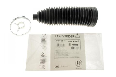 Пильник рейки рульової BMW 5 (F10)/7 (F01/F02/F03/F04)/X6 (E71/E72) 09- (+2 хомути) Пильник рейки рульової BMW 5 (F10)/7 (F01/F02/F03/F04)/X6 (E71/E72) 09- (+2 хомути)