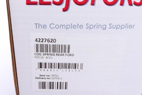 Пружина (задняя) Ford Focus 1.0-1.6Ecoboost/1.5-2.0TDCi 10- (накл.з.ч) (тип SB8,CEW) (кроме ST-line)