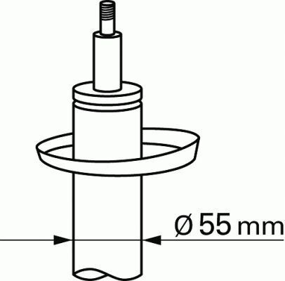 Амортизатор (передний) VW Golf VII (5G1, BE1) 12-