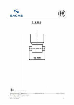 Амортизатор (задний) VW Golf VII (5G1, BE1) 12-