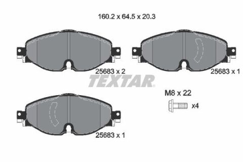 Колодки тормозные (передние) Audi A1/Q3 18-/Skoda Octavia/VW Golf/Caddy/Touran/Passat 12- (TRW) Q+