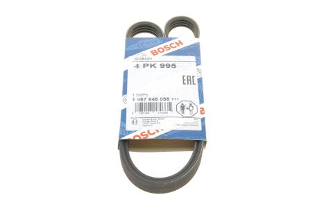 Ремень генератора Renault Kangoo 1.4i 97- (4PK995) Ремень генератора Renault Kangoo 1.4i 97- (4PK995)