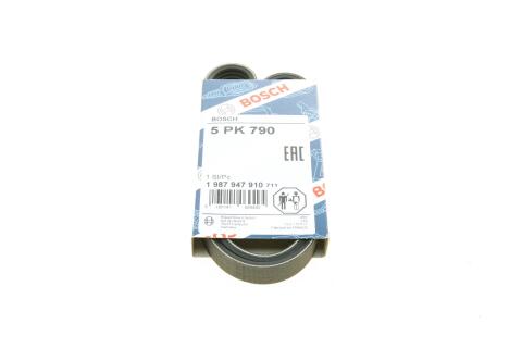 Ремінь генератора Ford Sierra 1.8 -93/Toyota Corolla 1.8D -92 (5PK790) Ремінь генератора Ford Sierra 1.8 -93/Toyota Corolla 1.8D -92 (5PK790)