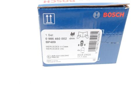 Тормозные колодки (задние) MB Vito (W638) CDI 98- (Bosch)