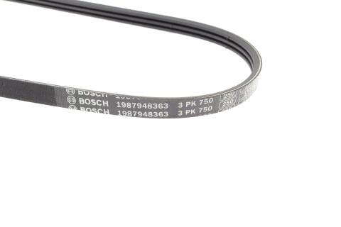 Ремінь генератора Renault Kangoo/Clio II 1.2 01-/Dacia Logan/Sandero 1.2 16V 06- (3PK750) Ремінь генератора Renault Kangoo/Clio II 1.2 01-/Dacia Logan/Sandero 1.2 16V 06- (3PK750)