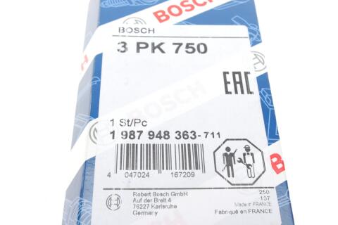 Ремінь генератора Renault Kangoo/Clio II 1.2 01-/Dacia Logan/Sandero 1.2 16V 06- (3PK750) Ремінь генератора Renault Kangoo/Clio II 1.2 01-/Dacia Logan/Sandero 1.2 16V 06- (3PK750)