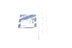 Планка супорта (заднього) прижимна (к-кт) Toyota Prius 00-09 