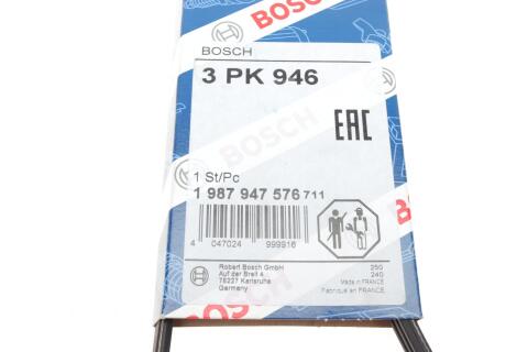 Ремінь генератора Citroen Jumper/Peugeot Boxer 2.5TD 94-02 (3PK946) Ремінь генератора Citroen Jumper/Peugeot Boxer 2.5TD 94-02 (3PK946)