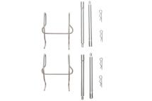 Планка супорта (заднього) прижимна (к-кт) Peugeot Expert 96-06