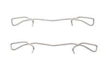 Планка супорта (заднього) прижимна (к-кт) MB C-class (W204)/Renault Laguna II/III 01- (Ate)