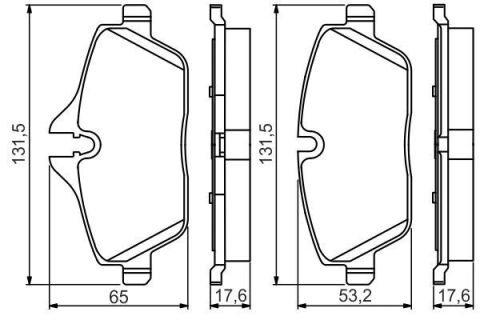 Колодки гальмівні (передні) BMW 1 (E81/E82/E87/E88) 04-13/2 (F45) 14-18