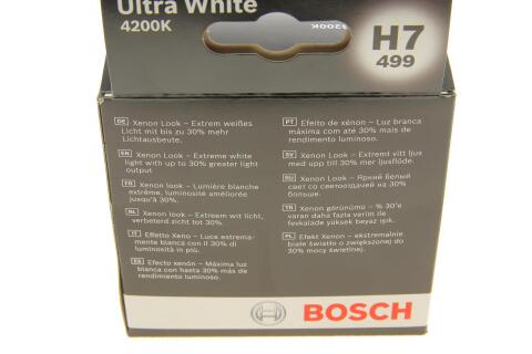 Автолампа H7 12V 55W PX26d Ultra White (4200K) (замінено на 1 987 301 441) Автолампа H7 12V 55W PX26d Ultra White (4200K) (замінено на 1 987 301 441)