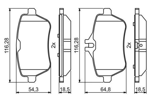 Колодки тормозные (задние) MB S-class (W222/V222/X222/C217) 13-