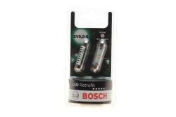 Автолампа 12V 1W SV8.5-8 LED Retrofit 4000K BL (4000K) (blister/К-кт 2 шт.)