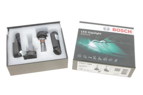 Автолампа HB4 12V 30W P22d Gigalight Twin LED (6000К)