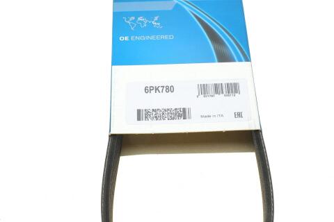 Ремень генератора Citroen C2/C3 1.4HDi 02-/C4/Peugeot 206 CC/207/307 1.6HDi 03-15 (6PK780)