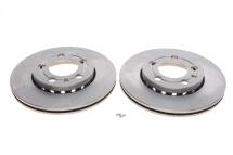 Диск тормозной (передний) (к-кт 2шт) Skoda Octavia/Fabia/VW Polo 99- (239x18) (с покрыт.) (вент.)