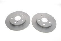 Диск гальмівний (задній) (к-кт 2 шт) Toyota Auris/Corolla 06- (259x9) (з покрит.) (повний)