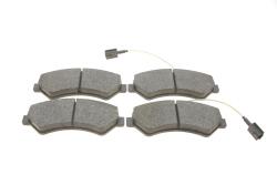 Колодки гальмівні (передні) Citroen Jumper/Fiat Ducato/Peugeot Boxer 2.0-3.0HDi 06- R16(з датчиком)