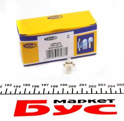 Автолампа 12V 2W B8.3d (в щиток приборов/белая) (PB3 2W 12V)