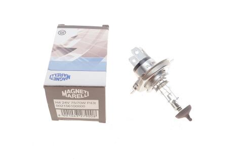 MAGNETI MARELLI H4 24V 75/70W Автолампа