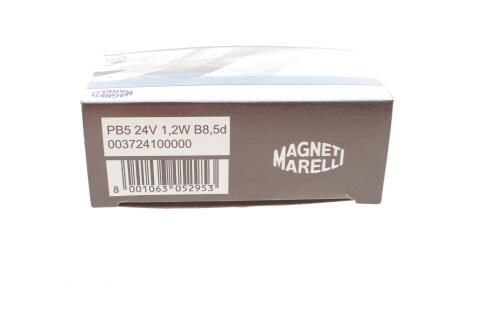 MAGNETI MARELLI 24V 1,2W Миниавтолампа BX8,5d