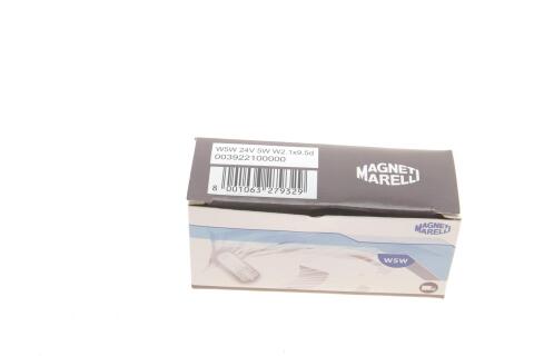 MAGNETI MARELLI W5W 24V5W Автолампа безцокольная